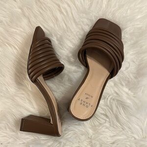 Brown Women's Heeled Sandals